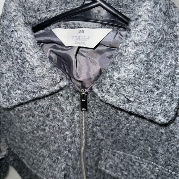 H&M Charcoal Textured Jacket - Picture 3 of 3